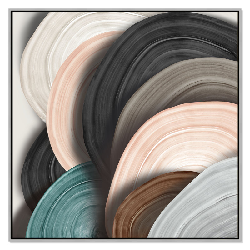 Disques II par Eva Watts, H 41,5 po x l 41,5 po, Argent
