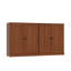 Buffet Bieito 100% bois massif avec portes, armoire de rangement pour salle à manger, l 64 po x H 35,75 po-1307558245