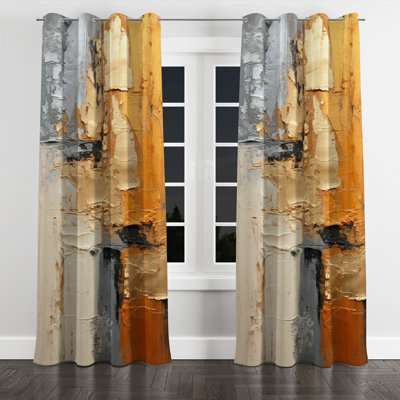 Avanthika - Abstract Collages Blackout Grommet Curtain - 1 Panel