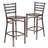 Loughran Ladder Back Metal Restaurant Barstools-21223156-94596160-94596161