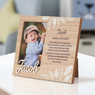 Hazella Tan Solid + Manufactured Wood Picture Frame