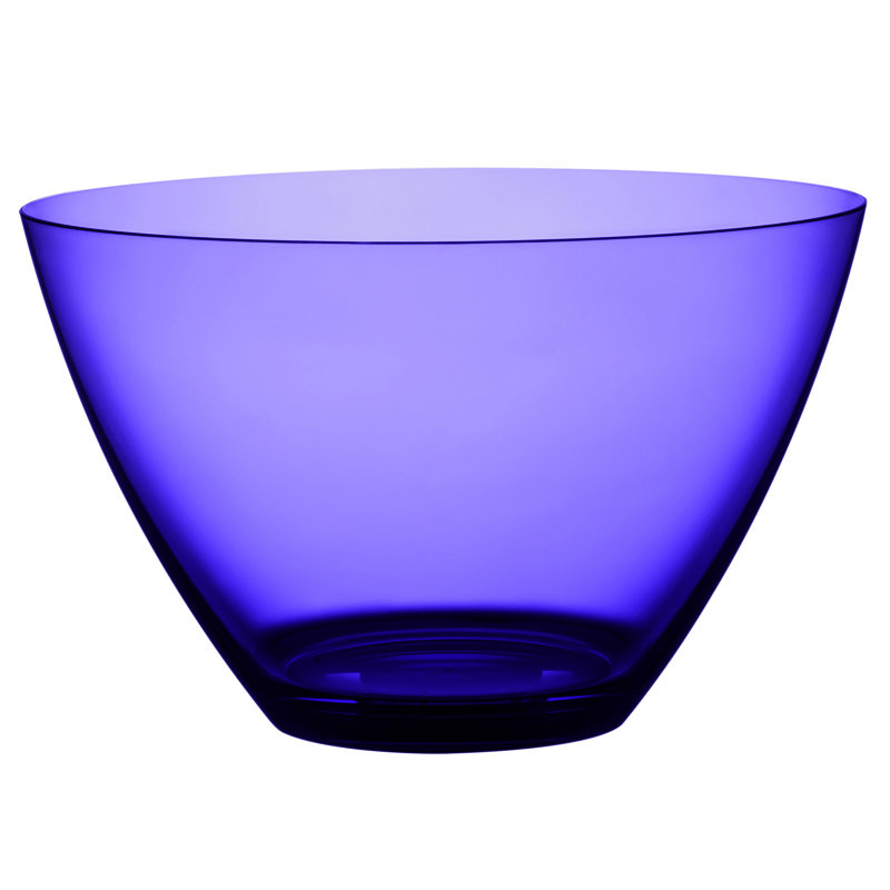 Polycarbonate Round Bowl 8.66" - 6 Pieces - Quartz, Amethyst