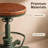 Jaitun Swivel Adjustable Height Counter Stool with Metal Frame-903460918