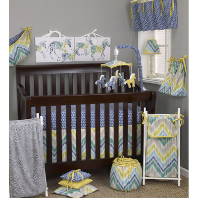 Mertens 7 - Piece Crib Bedding Set