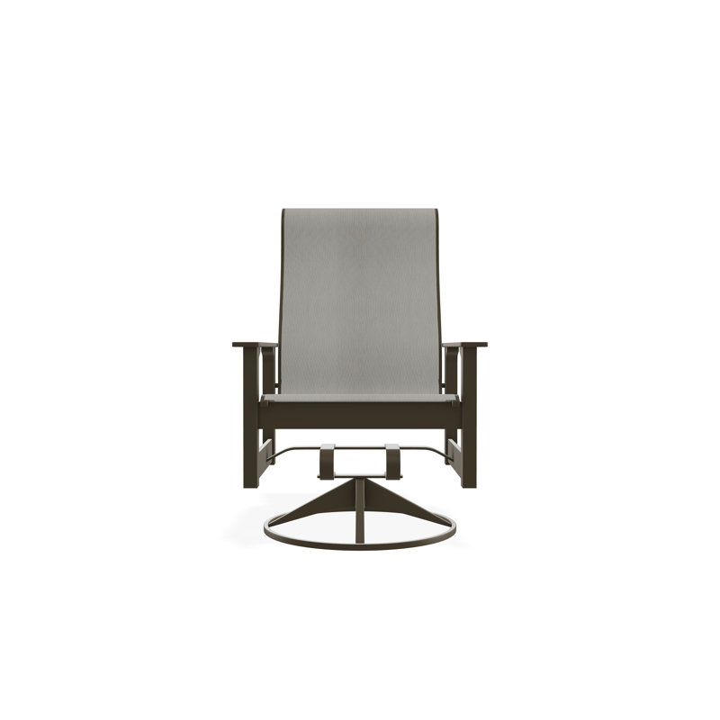 Leeward Polymer Outdoor Lounge Chair, Beachwood, Augustine Oyster
