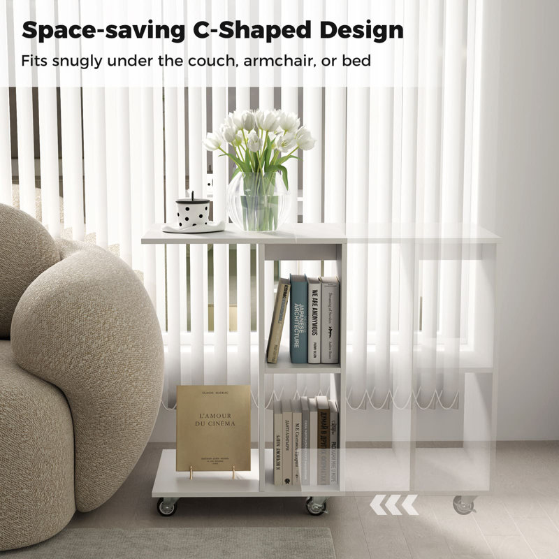 45cm W Particle Board Bedside Table