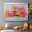 «Saturated Spring Blooms I», peinture sur toile encadrée-920020039-920020036