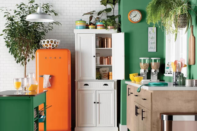 8 Colorful Kitchen Cabinets – Flea Market Finds: Home and Garden Decorating  Ideas by Expert Interior Decorators