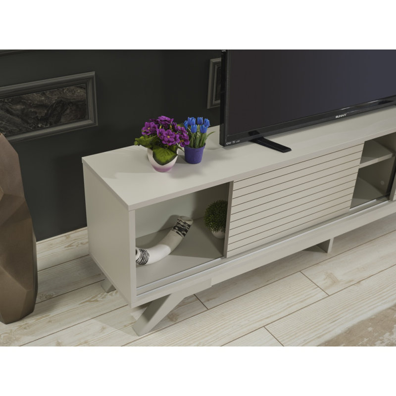 Meuble télé 2 portes 2 tablettes Furnishome Store Luxia