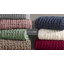 Plaid en maille épaisse chenille grise, luxueux et doux, fait main, 127 x 152 cm-1217388940
