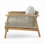 Fauteuil club d'extérieur Sumbawa, ensemble de 2
