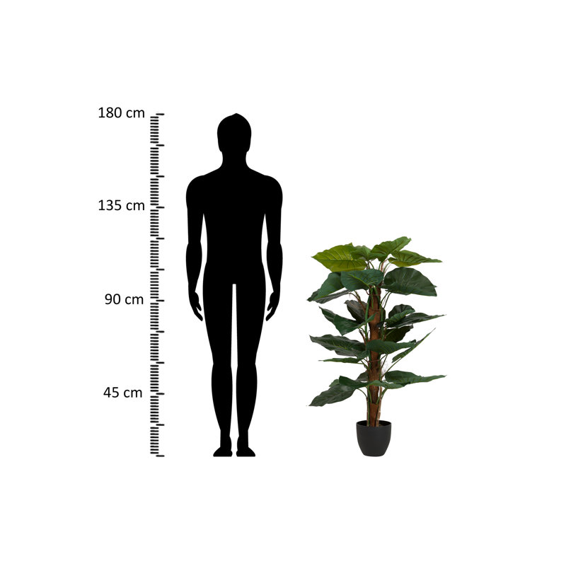 120cm Faux Banana Leaf Plant in Pot