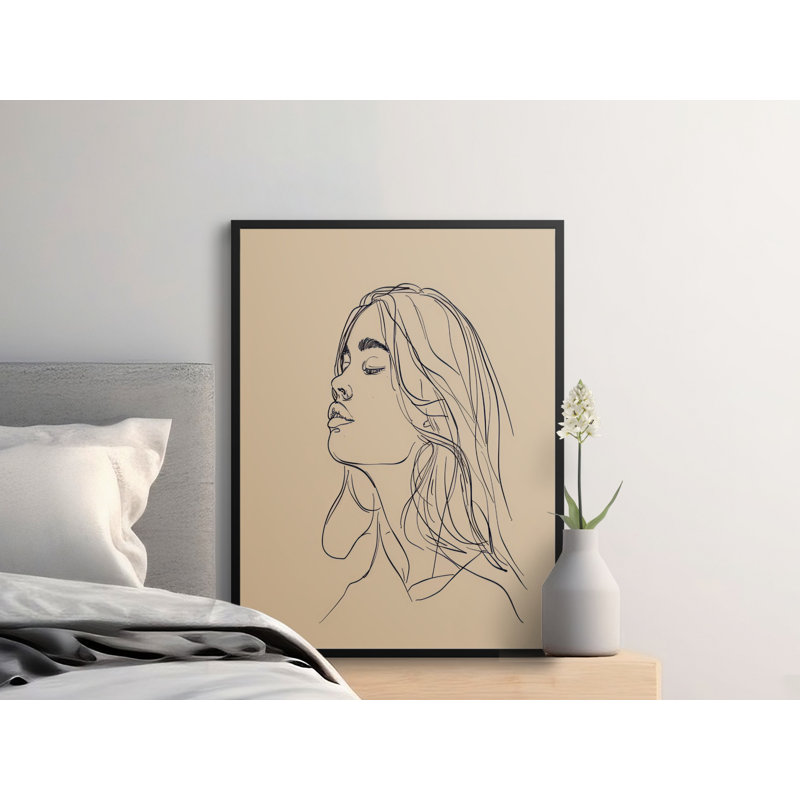 Minimal Line Art Matte Poster, 22x34