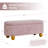 Modern Oval Storage Bench with Spherical Legs for Entryway and Living Room-1044809491