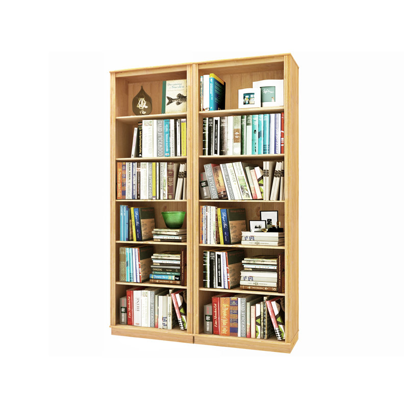 Delbis 223cm H x 148cm W Library Bookcase