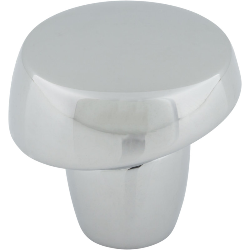 Florham 1 1/4" Diameter Round Knob, Polished Chrome