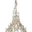 Mini-luminaire suspendu en cristal 1 lumière Bask - Poussière d'or