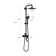 Eridanus Modern Round Shower System, Rain Shower Head with Handheld Spray All in One Kit All in One Kit