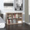 Bibliothèque de rangement décorative cubique H 30 po x l 43,98 po