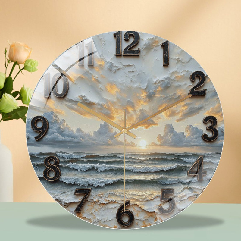 Horloge murale Ocean Waves