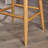 Mid-Century Modern Upholstered Barstools, Sleek Wooden Frame with Cushioned Seats, Stylish and Comfortable, Set of 2-1058790129
