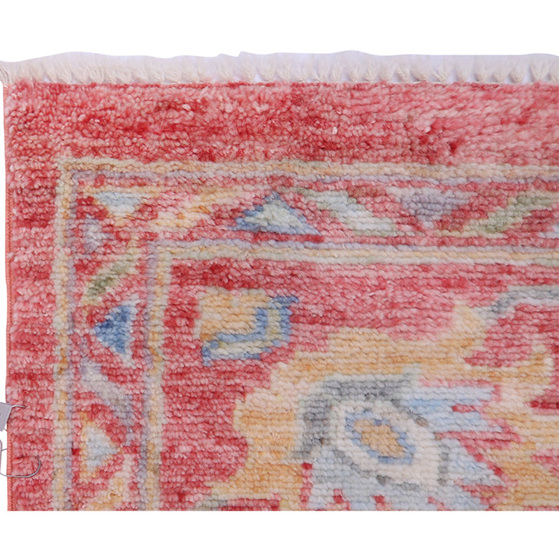 Wool Oriental Area Rug in Red