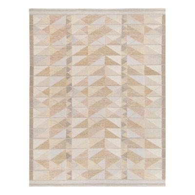 Scandinavian Wool Geometric Area Rug