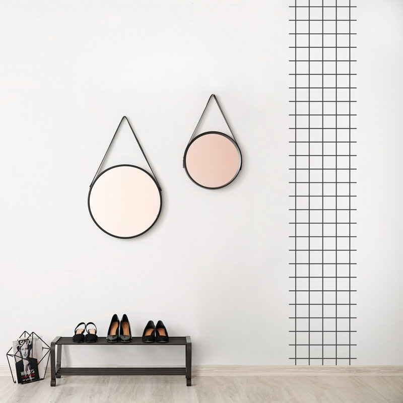 3890 Abstract Wall Decal, Dark Gray