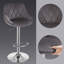 Dequawn Swivel Upholstered Adjustable Height Counter Stool with Metal Frame-1407296229