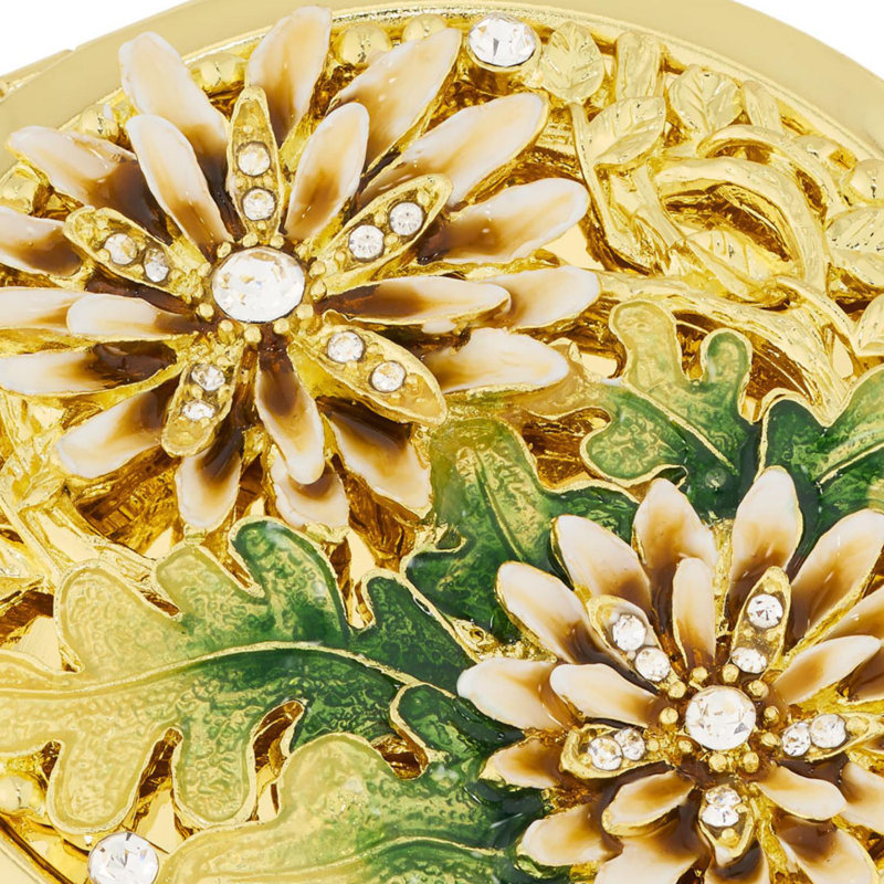 Floret Round Mirror