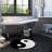  Yin Yang Bath Mat For Bathroom Floor, Circle Black And White Anti Slip Bath Rug, Round Ultra Soft And Fluffy Machine Washable Bathroom Rugs-553246725