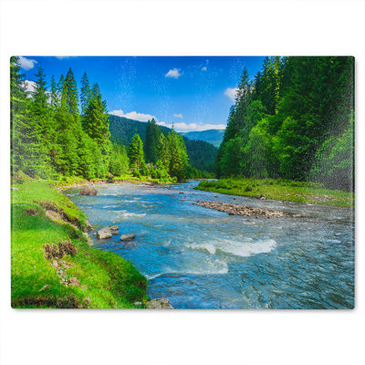 Beautiful scenery Designer Glass Chopping Board