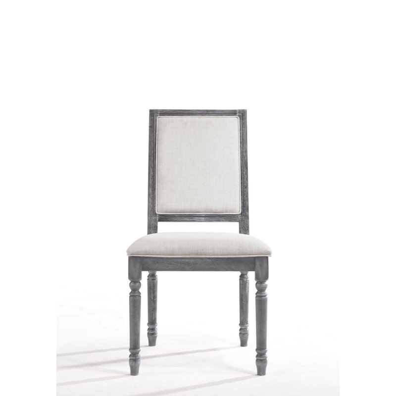 2 chaises d'appoint avec pieds en bois