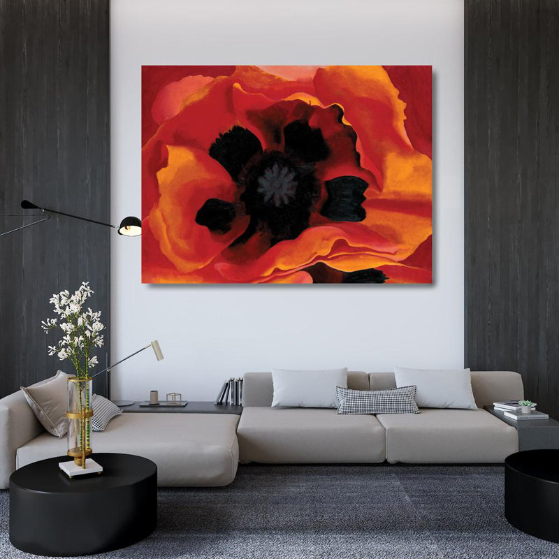 Coquelicot 2, H 36 po x l 48 po