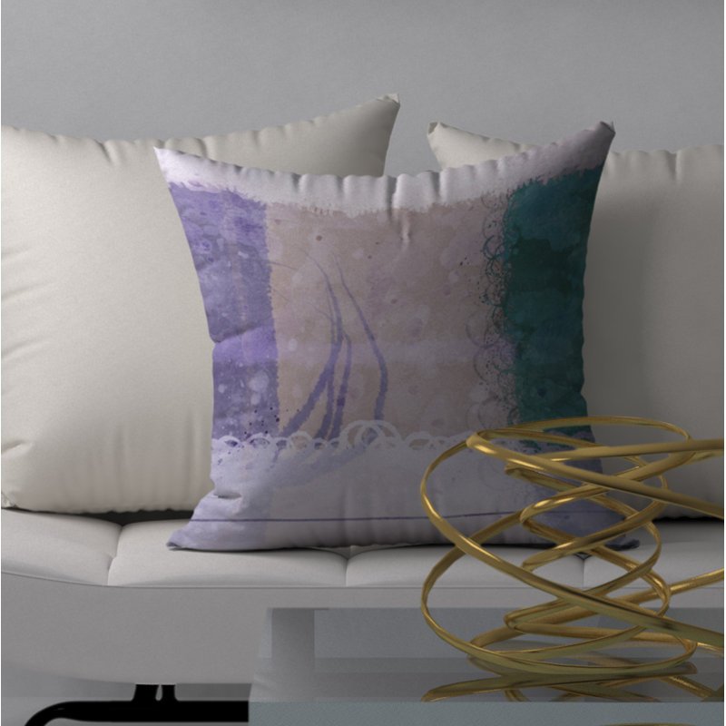 Housse de coussin carrée/insert, 18 po x 18 po