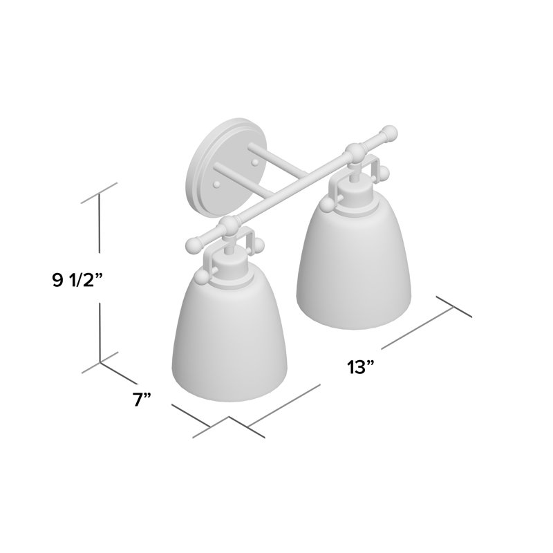 Éclairage pour meuble-lavabo 2 lumières Meyer