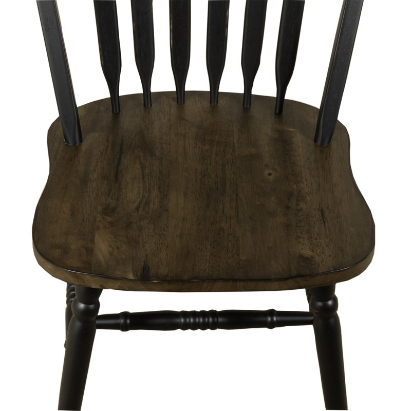 Judique Pedestal Dining Table Set, Black, 5 Pieces: Table, 4 Chairs