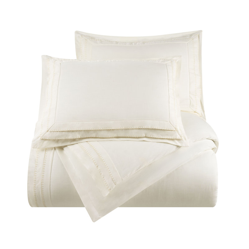 Southern Tide Bellweather White Comforter Set, Twin Comforter + 1 Standard Sham