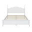 Structure de lit plateforme en bois, lit plateforme de style rétro avec support en lattes de bois-1056716079