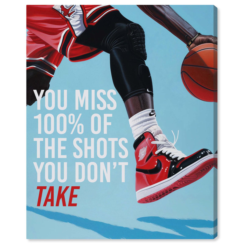 Large Trendy Sneaker Art Canvas in Multicolor