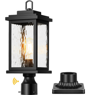 20.8" H Pier Mount Lights Post Lantern