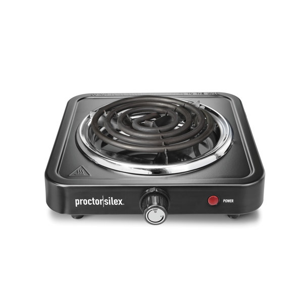 OVENTE Electric Countertop Single Burner, 1000W Cooktop with 6