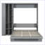 Lit escamotable moderne avec tablettes murales-1468968316-1468968313