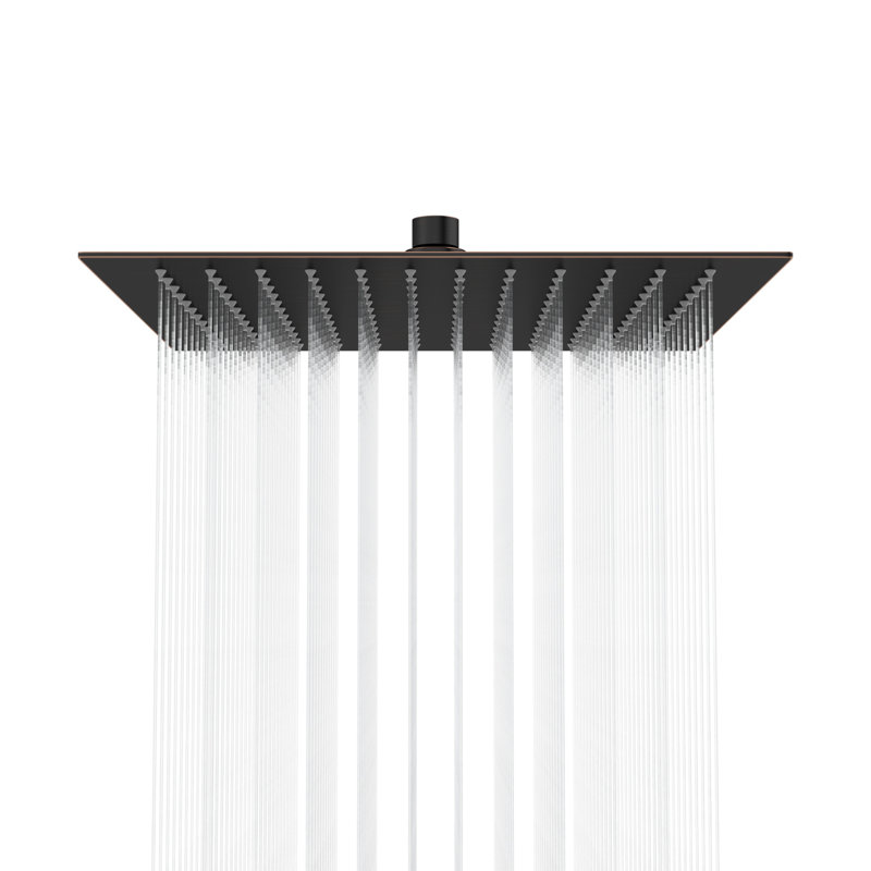Rain Rain Shower Head 1.8 GPM GPM, Oil Rubbed Bronze