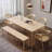 Japanese style solid wood rectangular dining table-107149660