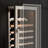 23.4" W  Wine & Beverage Cooler, 77-Bottle Wine Cooler & 177-Can Beverage Refrigerator, 34–72°F Dual Zone Wine & Beverage Fridge Built-In or Freestanding, Left Swing Door-123209253