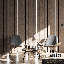 Panneaux muraux gris en vinyle 4,8 "x 94,5", décoration murale-202862050