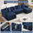 Adame Compression Sectional Oversized Sofa Couch With Pillows-1271910987-1268390640-1271910981