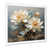 White Single Picture Framed