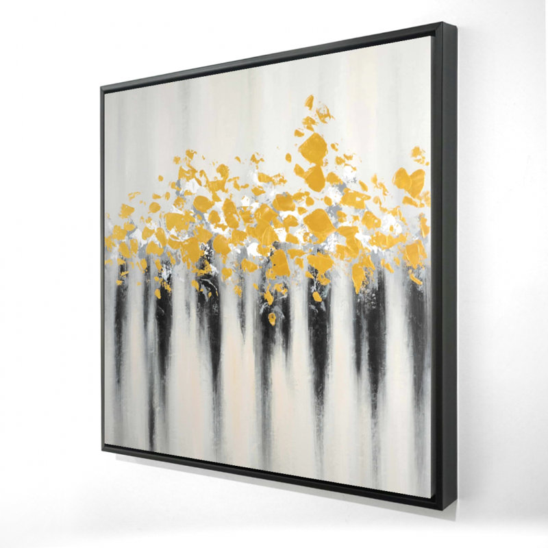 " Small Golden Spots ", 24" H x 24" W